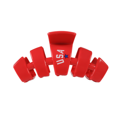 Classic Hair Clip | Medium | USA Red