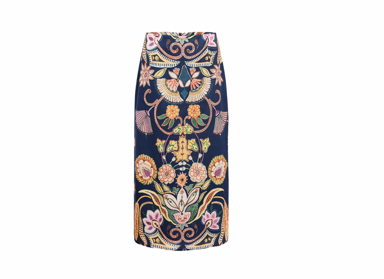 Sutton Skirt in Neptune