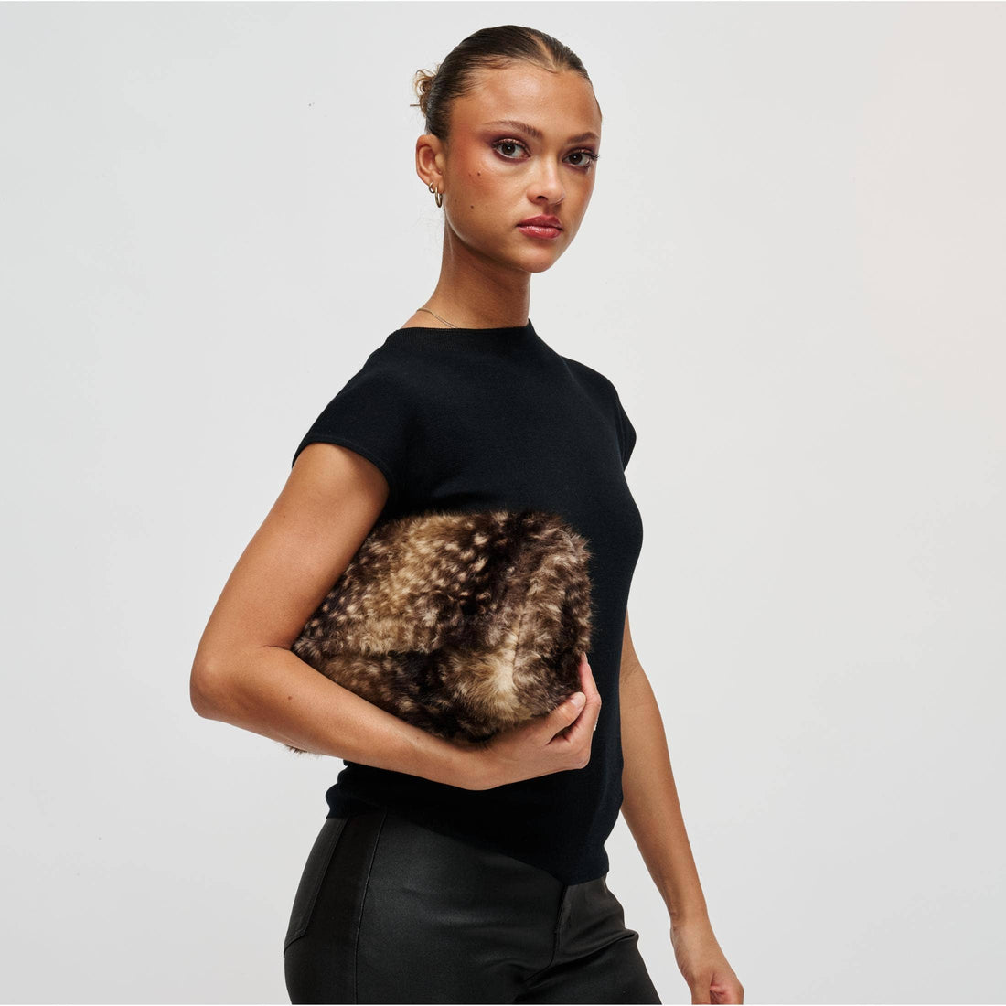 Rhianna Crossbody In Fawn Print