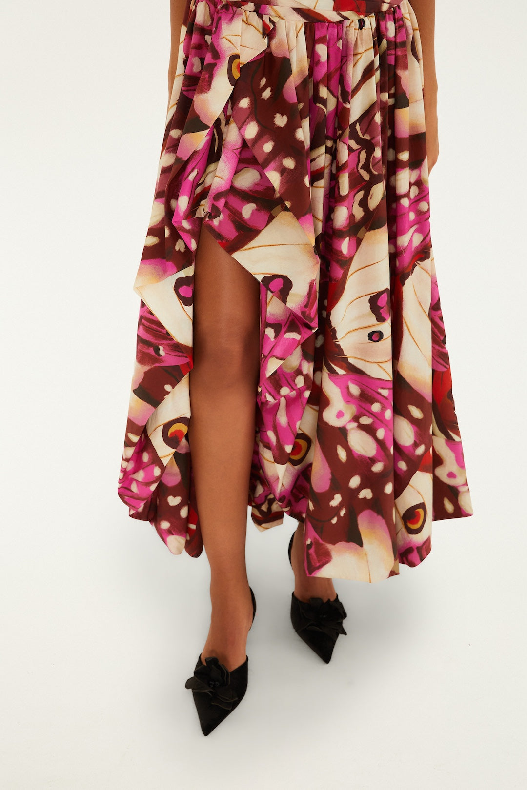 BORBOFLY RED BALOON MAXI DRESS