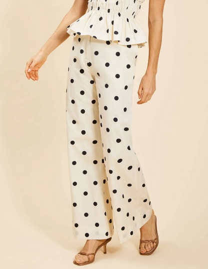 Taylor Pant in Polka Dot