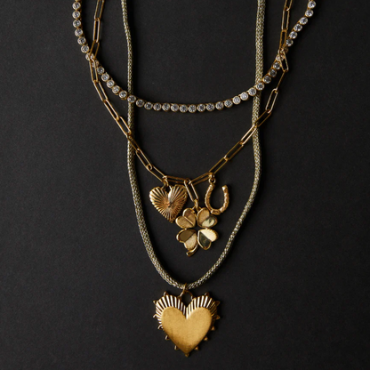 Bezel Tennis Necklace