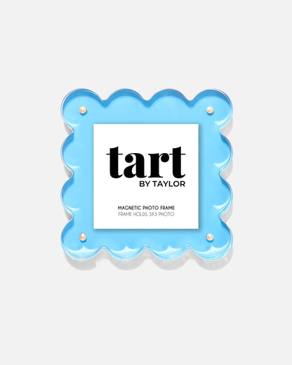 Neon Blue Mini Acrylic Picture Frame