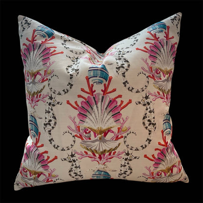 Ruth Seahorse Pillow with Feather Insert - Custom 