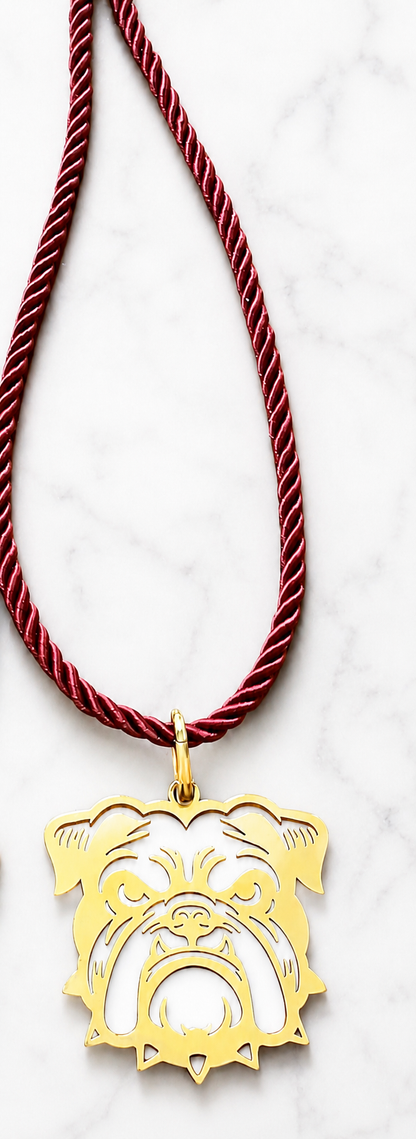 Game Day Cord Necklace|School Mascot Necklace