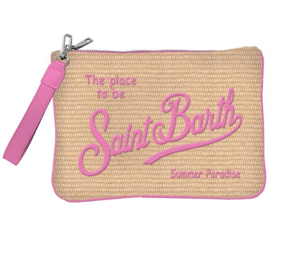 Parisienne Straw Pouch Bag