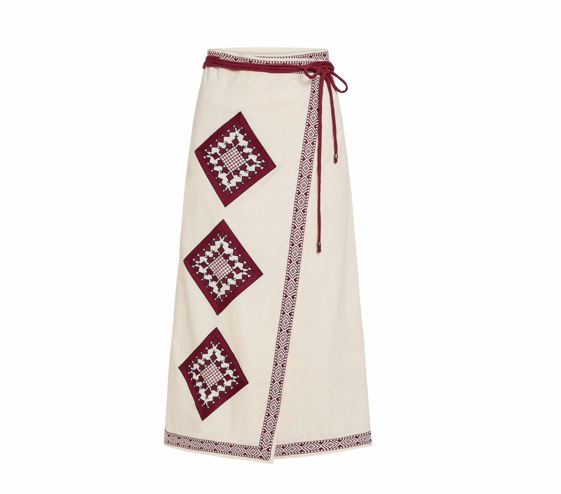 Luca Skirt in Ruby