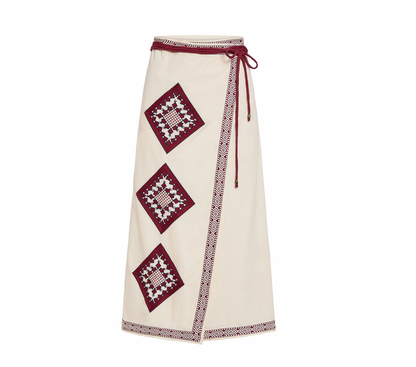 Luca Skirt in Ruby