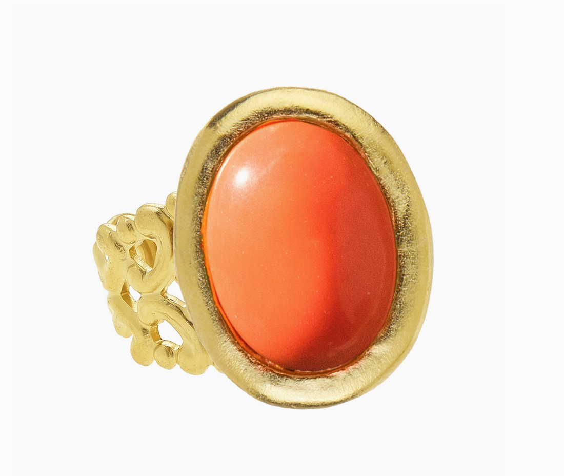 Pink Cabochon Ring
