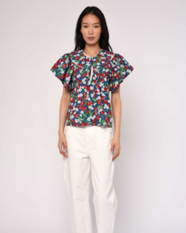 Kinsley Top in Miss Cherry Print