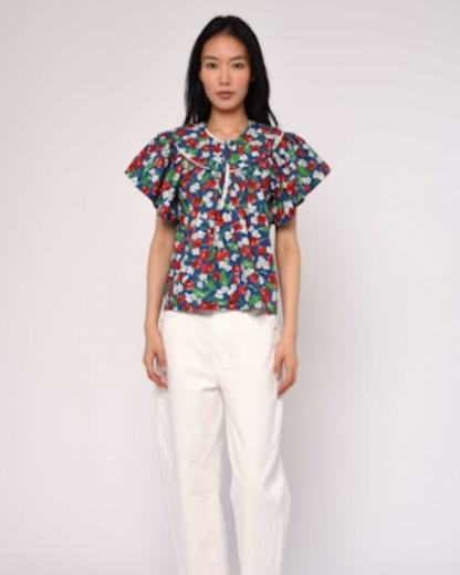 Kinsley Top in Miss Cherry Print