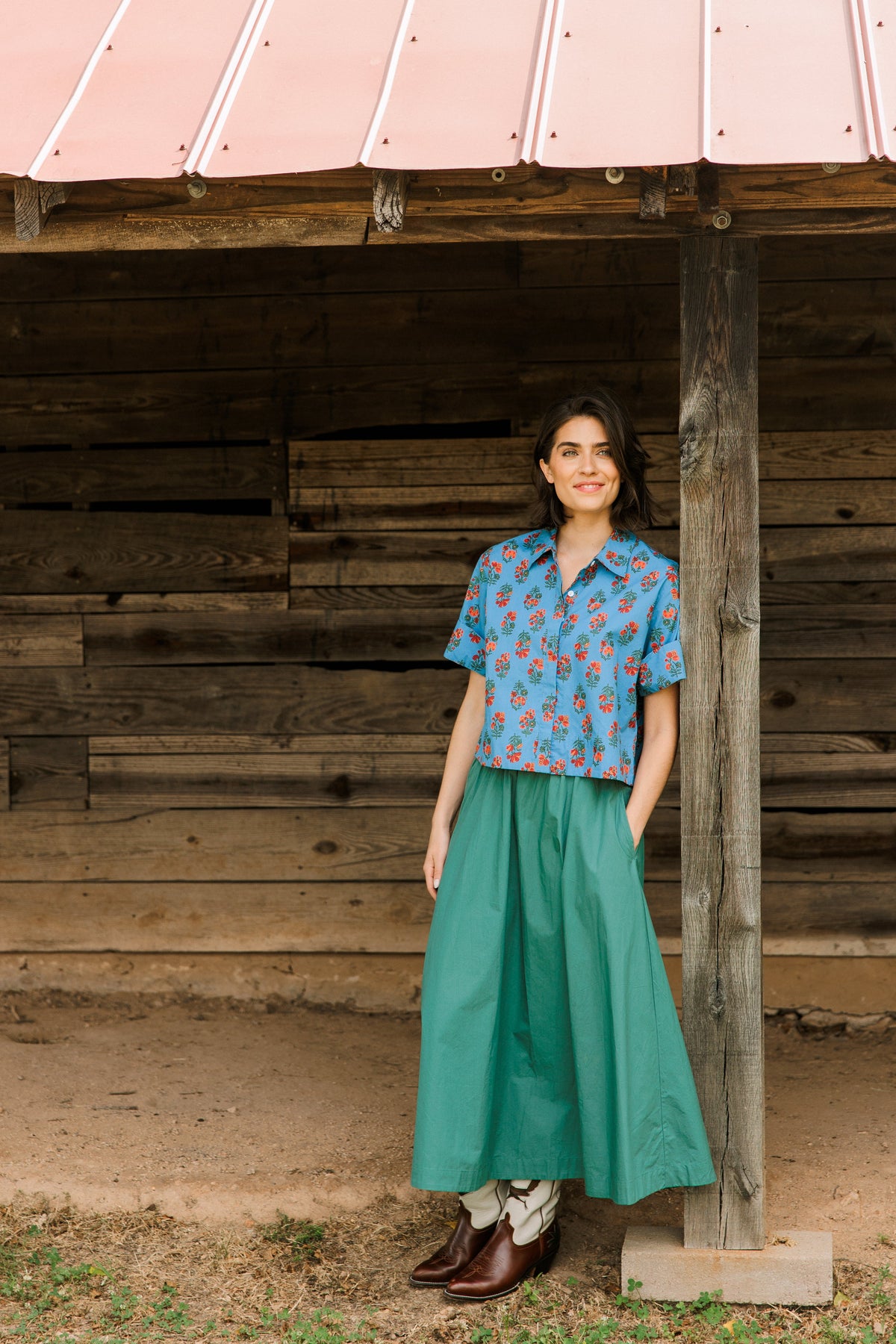 Pavilion Skirt, Sage Brush