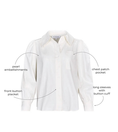 Jade Shirt in Ivory