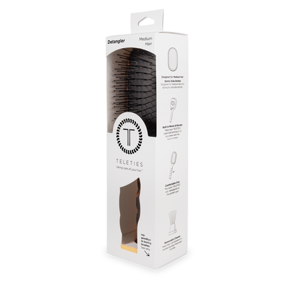 Detangler Hair Brush for Medium Hair - Tortoise