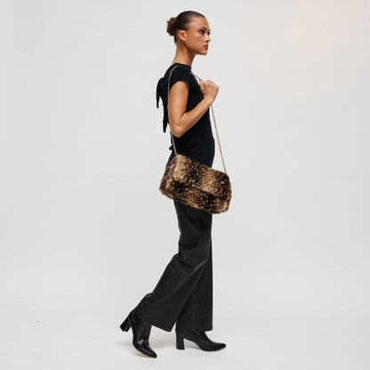 Rhianna Crossbody In Fawn Print