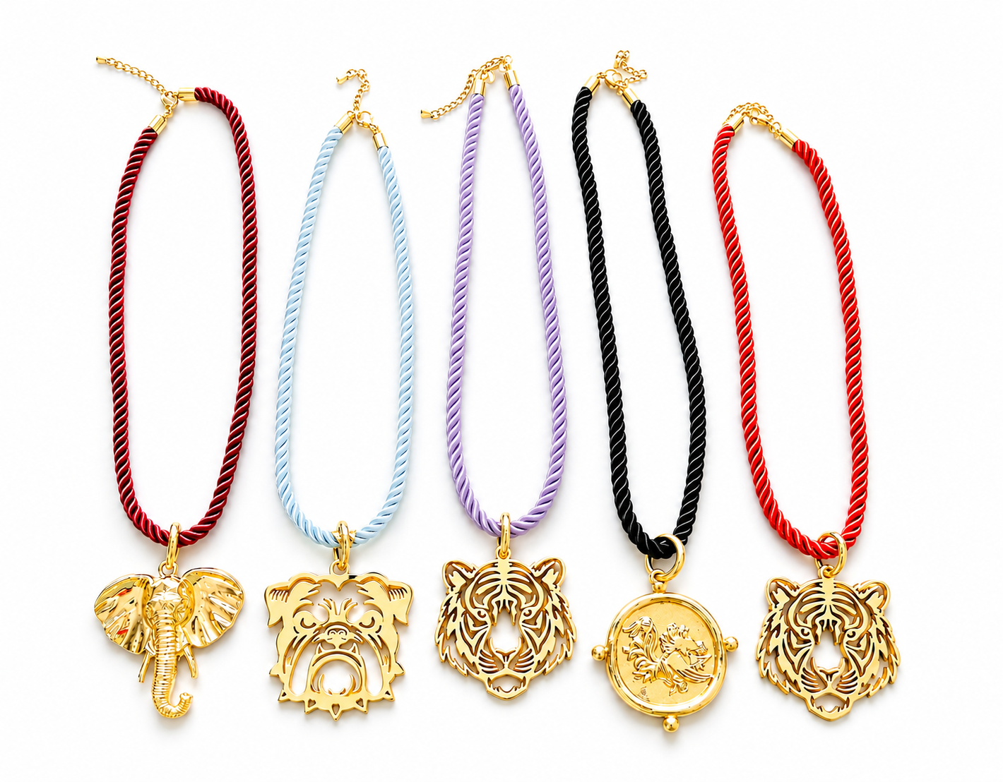 Game Day Cord Necklace|School Mascot Necklace