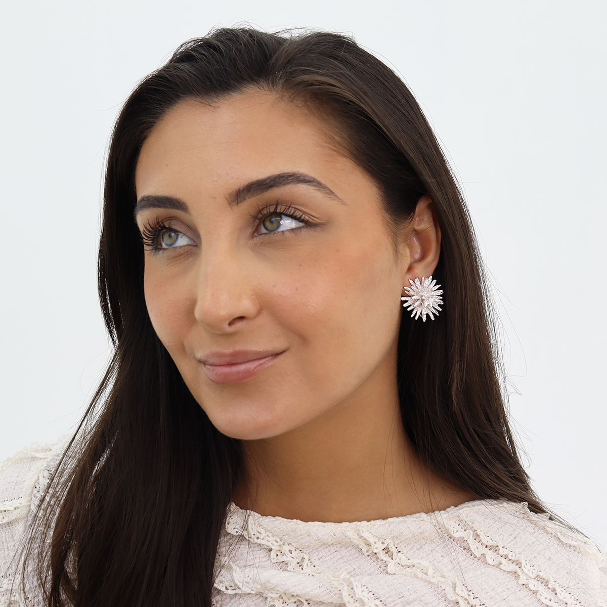 Eye-Catching Starburst Earrings - 24K Gold Plated