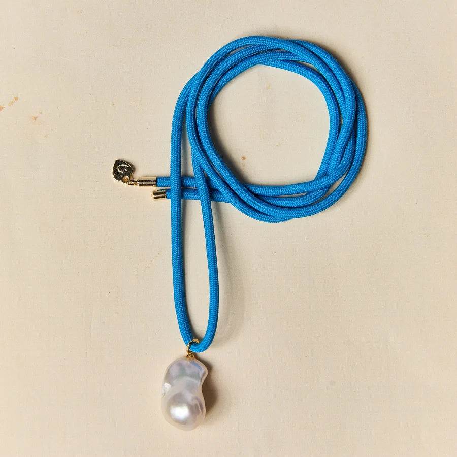 Cobalt Blue HART Necklace Cord