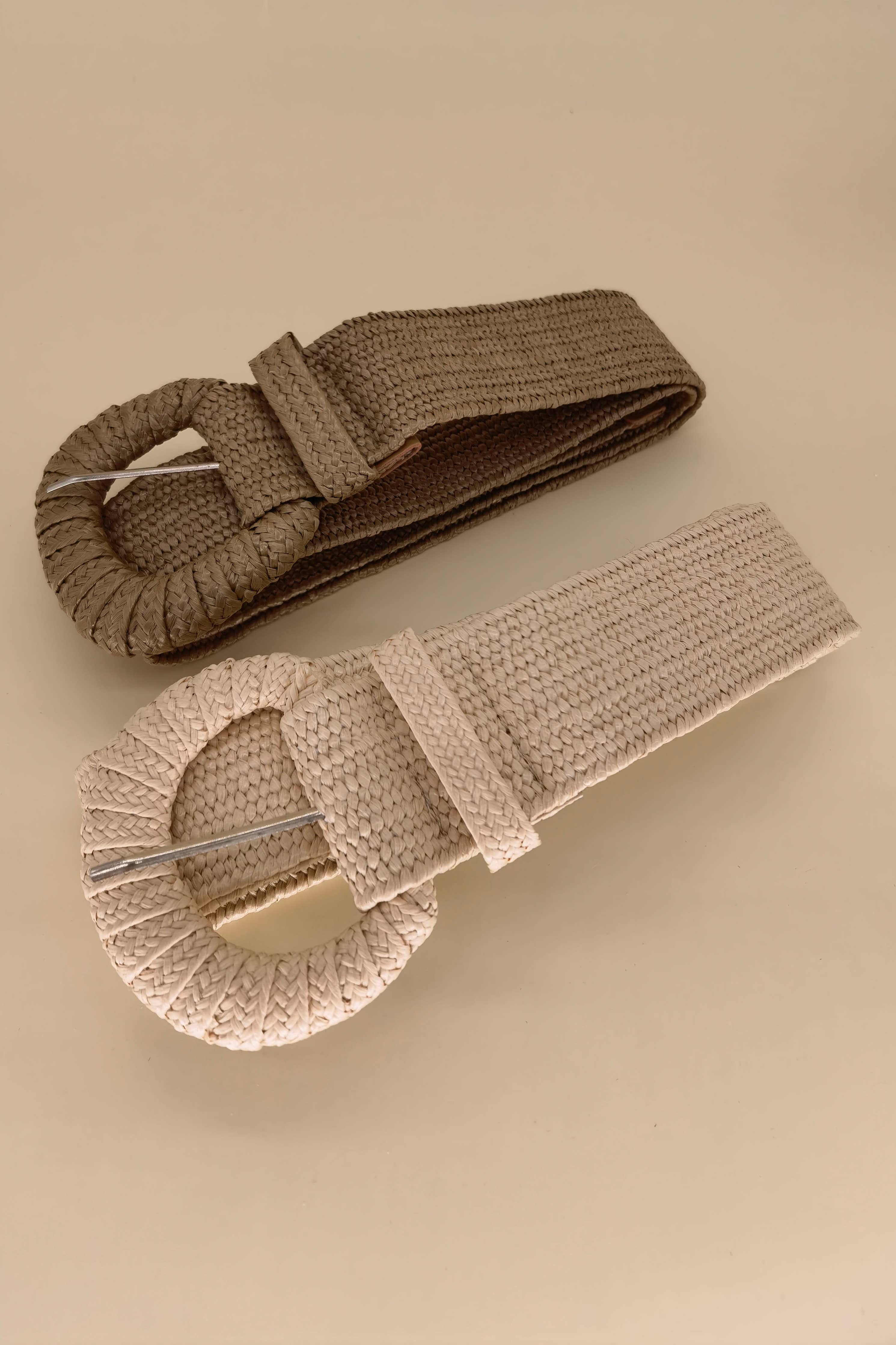 Stretch Woven Adjustable Waist Belt