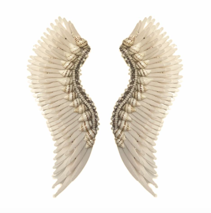 Shell Madeline Earrings in White