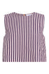 Crop Top, Lilac Pinstripe