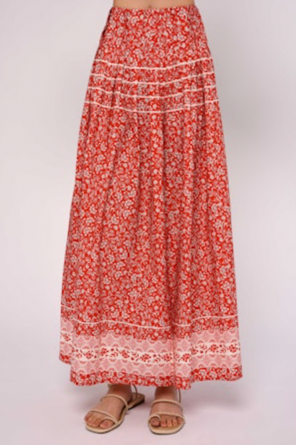 Cara Skirt in Rosemary Dreamscape Print