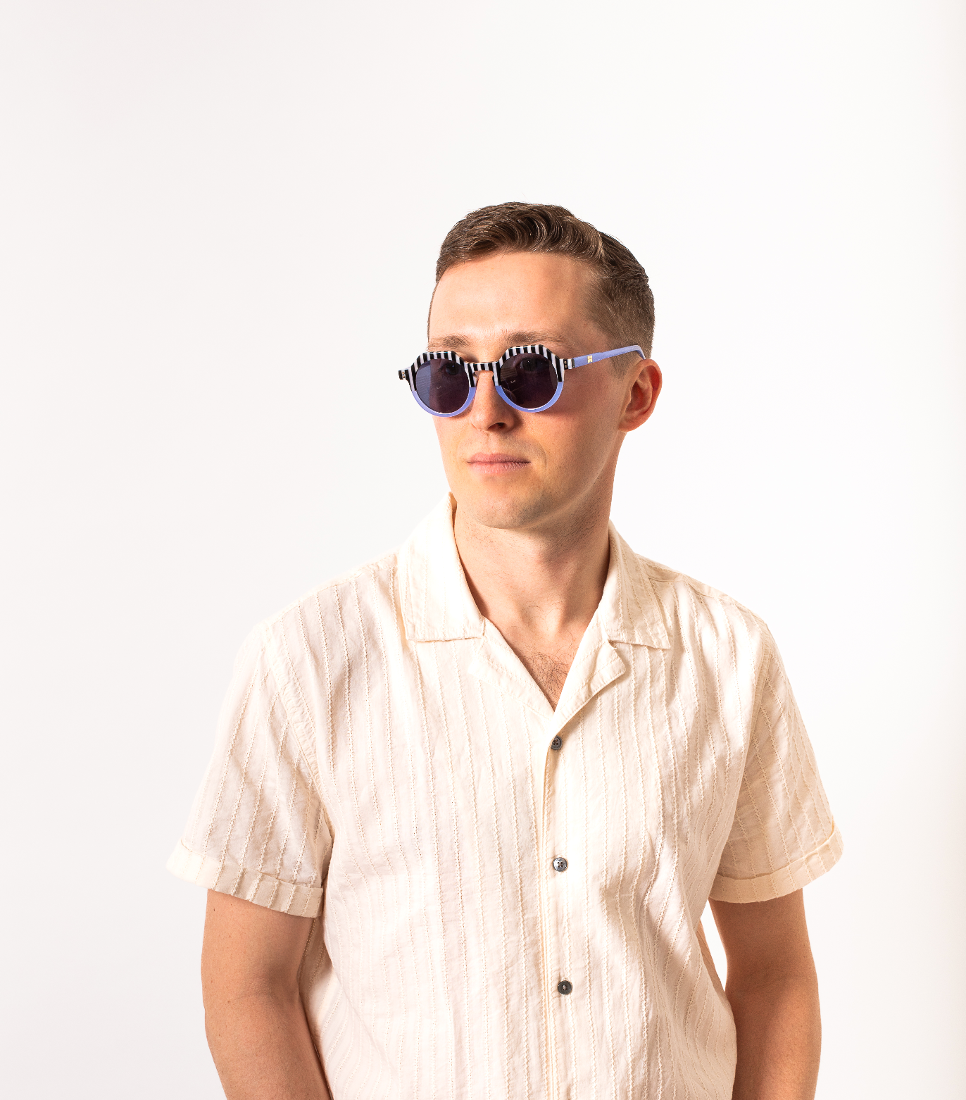 SARDINE - Georgie - Pool Boy Blues Sunglasses