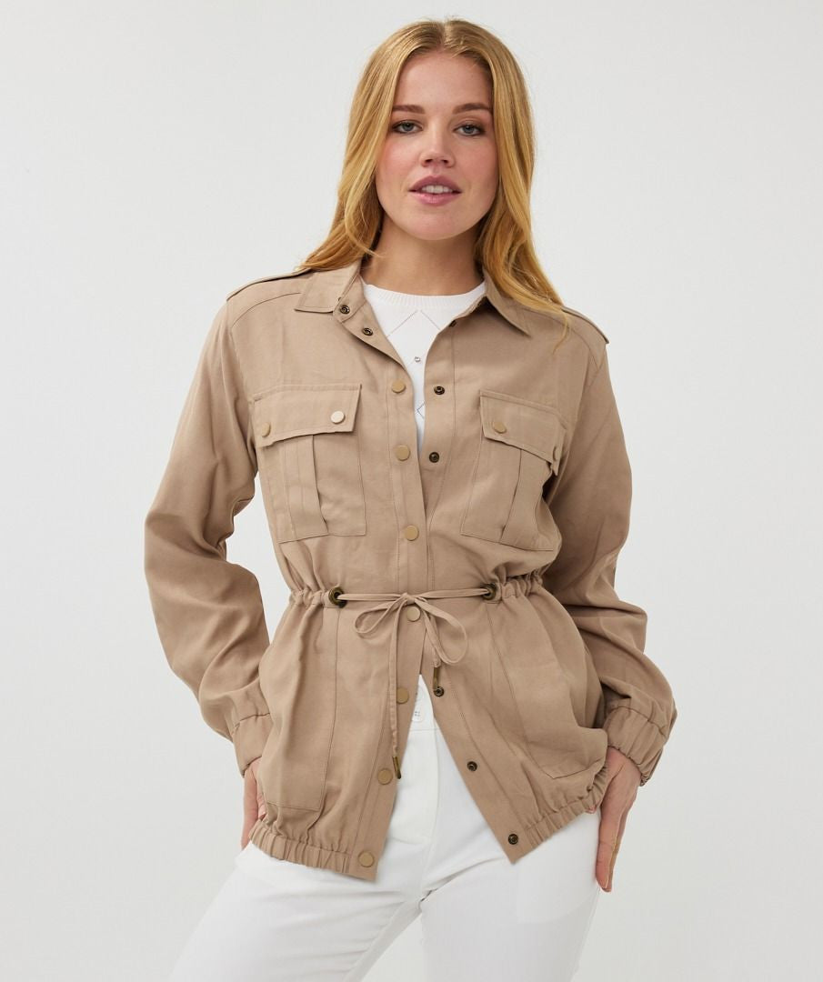 Dark Sand Cargo Jacket