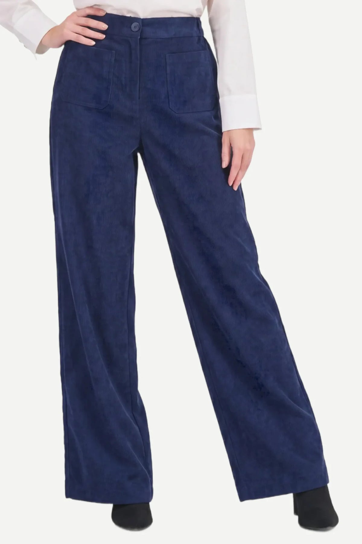 Patch Pocket Pant in Navy