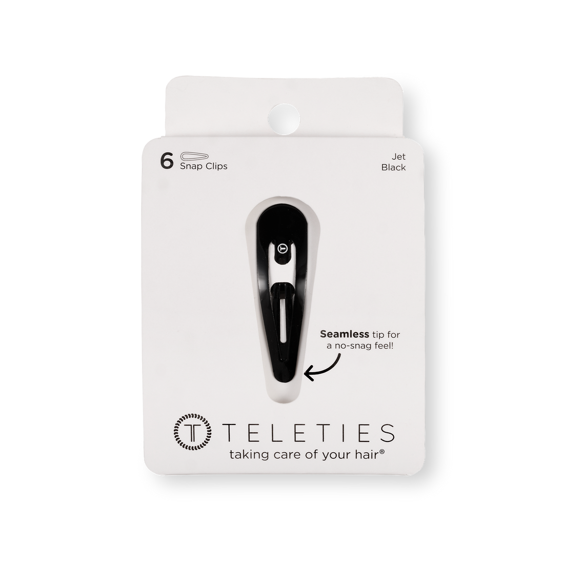 Snap Clip | Jet Black | 6 Count