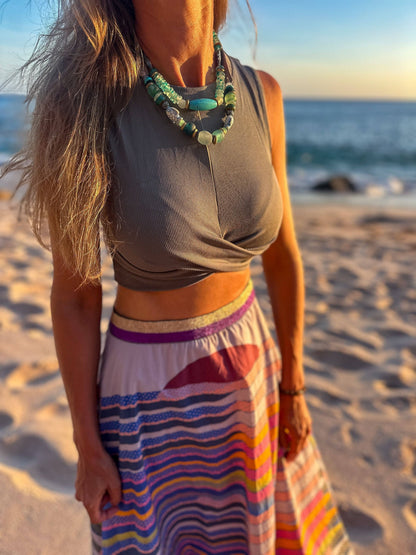 Tribal Classic Necklace | Aqua Azul