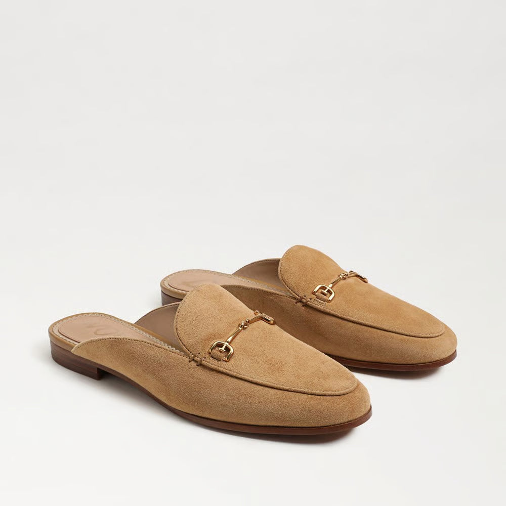 Linnie Bit Mule in Bamboo Brown Suede
