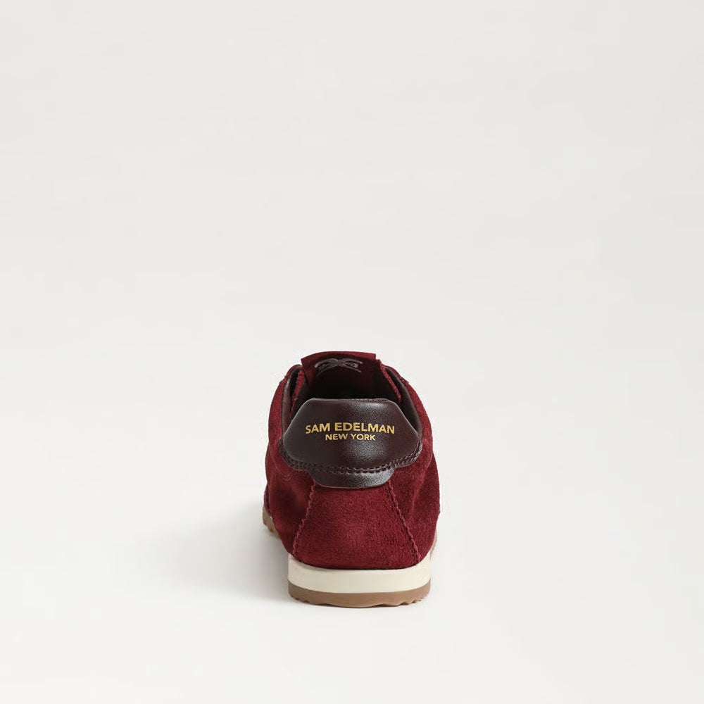 Isella Sneaker in French Burgundy Suede