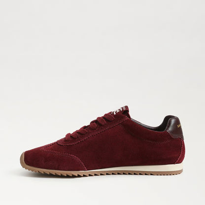 Isella Sneaker in French Burgundy Suede