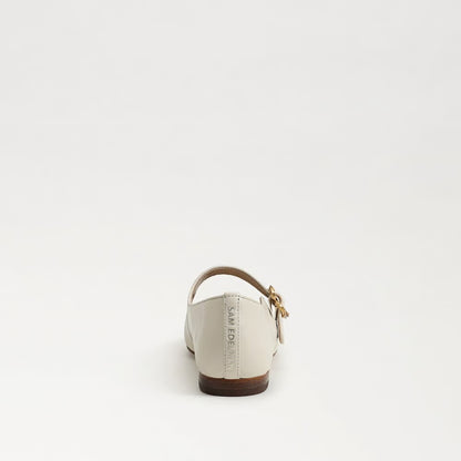 Michaela Mary Jane Flat in Bright White