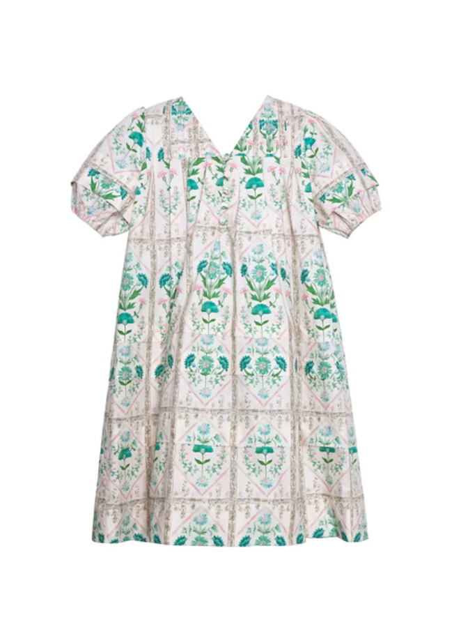 Jenkins Dress Kids Pink Trellis
