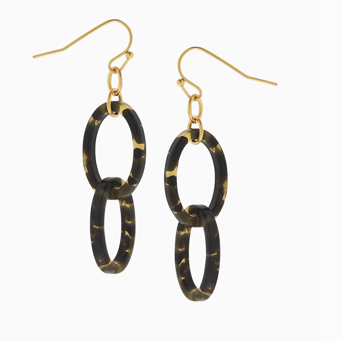Double Tortoise Earrings