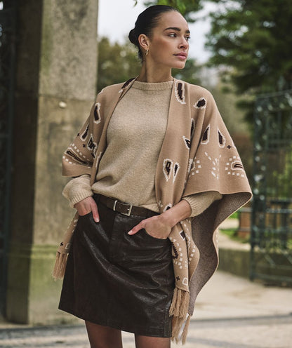 Pancho in Sand One Size