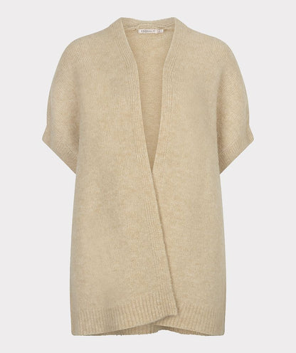 Gilet Knit in Sand Melange