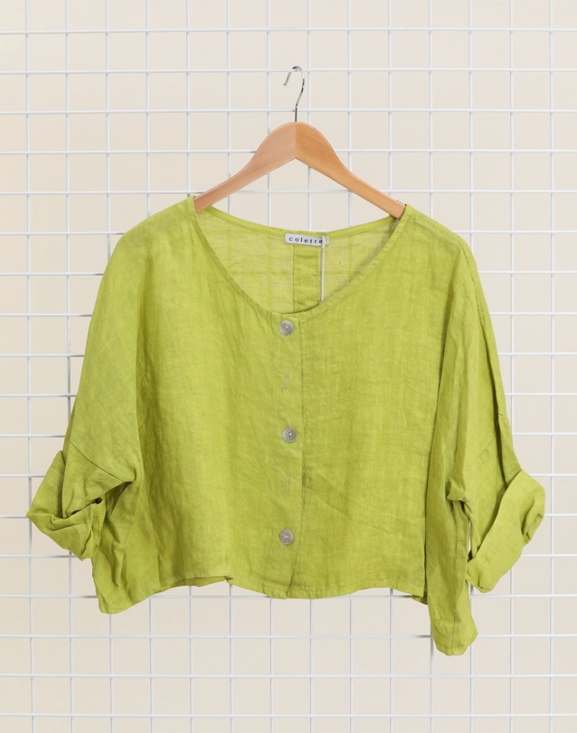 3/4 Sleeve Linen Jacket Top – Scout & Molly's of Columbia