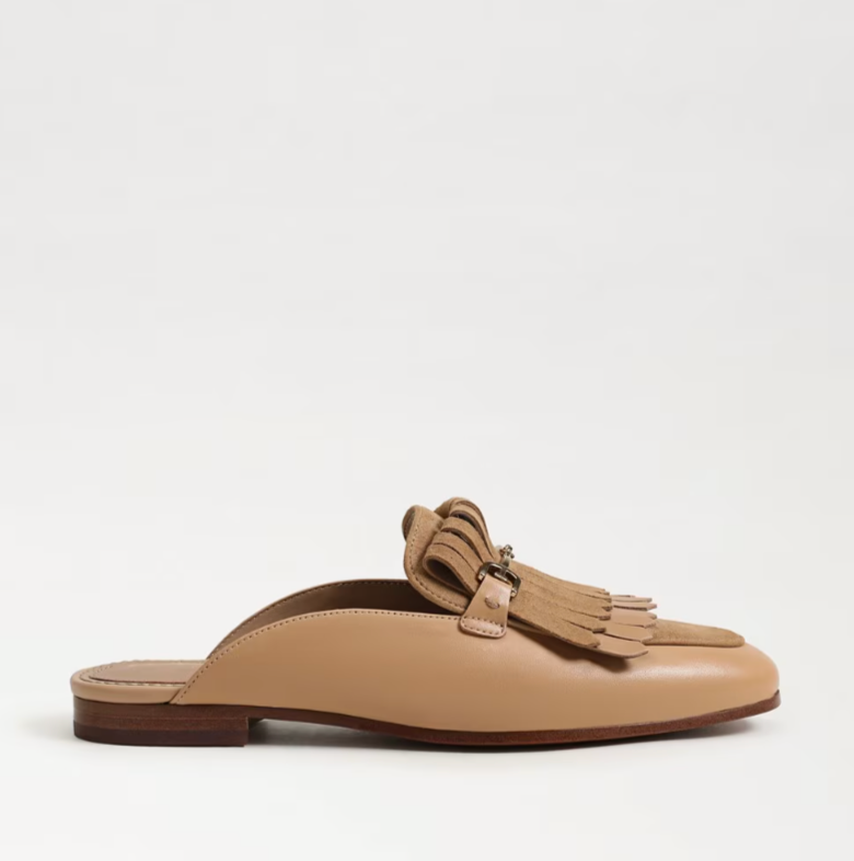 Lainey Mule in Sand Tan