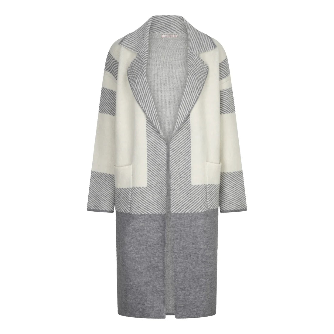 Cardigan Stripes in Grey Melange