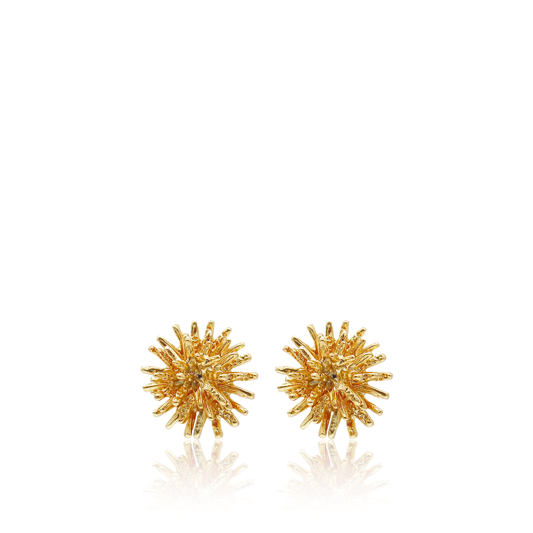 Mini Starburst Earrings - 24K Gold Plated