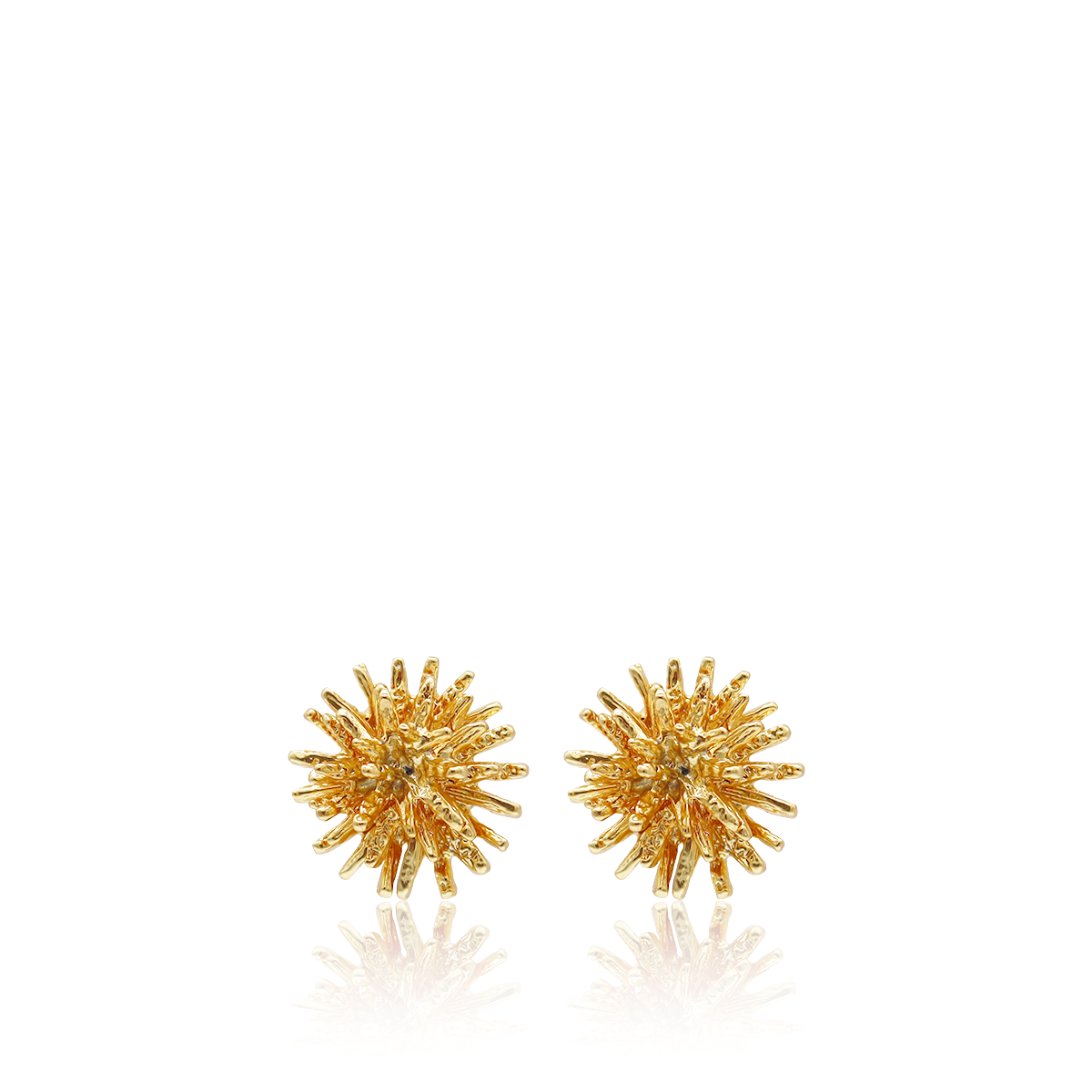 Mini Starburst Earrings - 24K Gold Plated