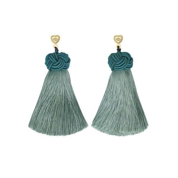 Topknot Tassel Earring