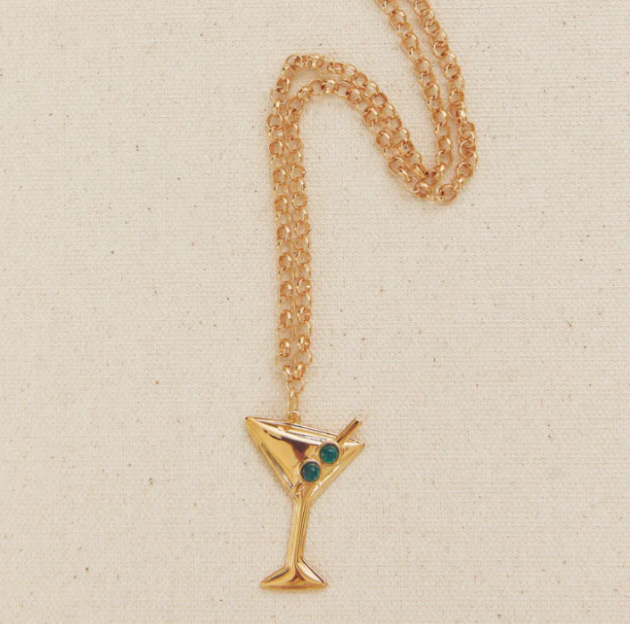Large Martini Necklace