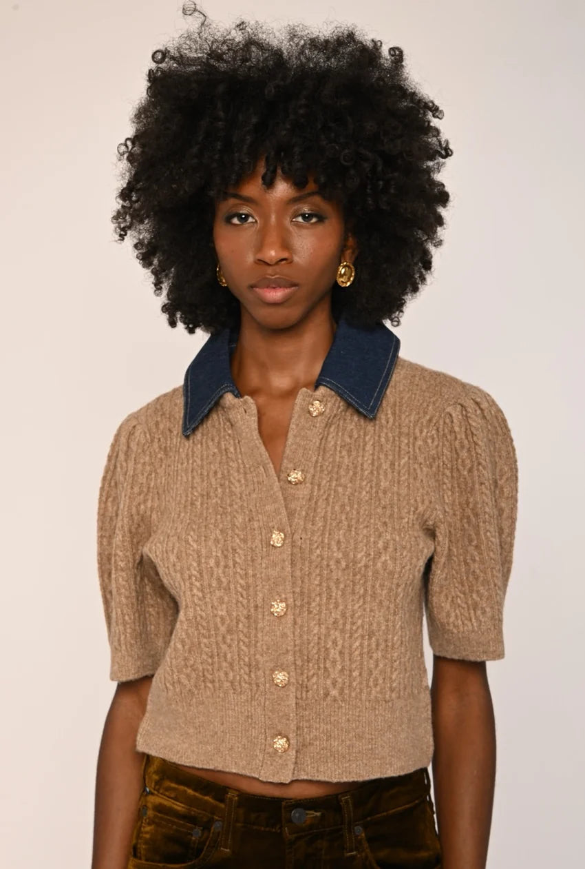 Lane Cardigan in Cedar
