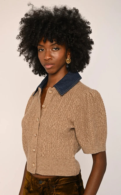 Lane Cardigan in Cedar
