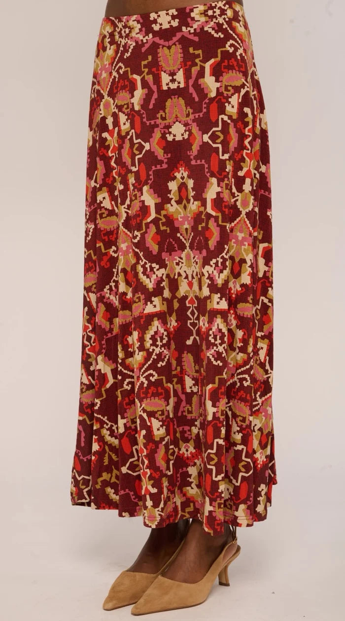 Lexi Midi Skirt in Puzzlebox