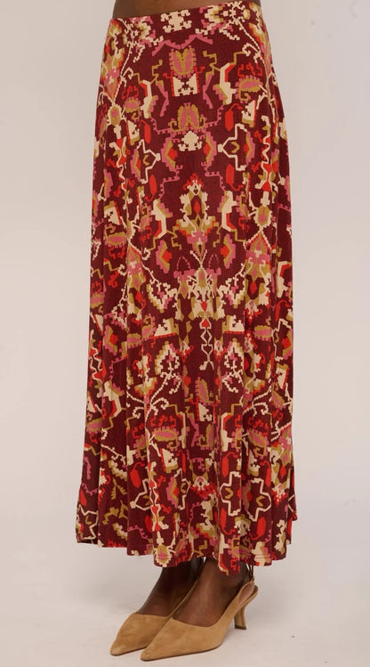 Lexi Midi Skirt in Puzzlebox